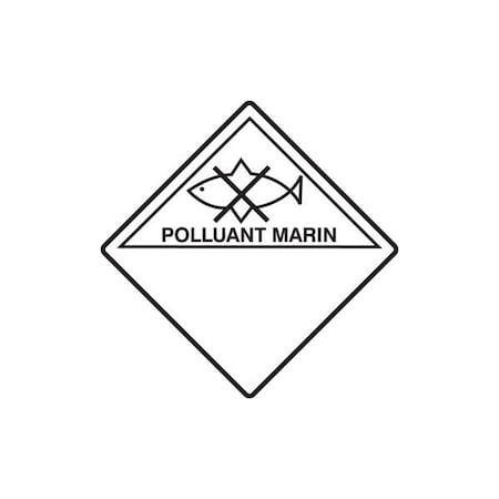 Accuform TDG PLACARD  MARINE POLLUTANT TCP977VS25 TCP977VS25